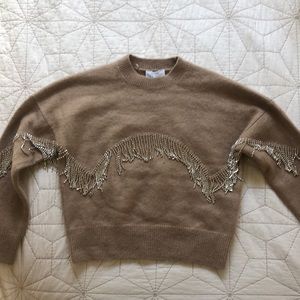 & Other Stories Diamanté Fringe Sweater